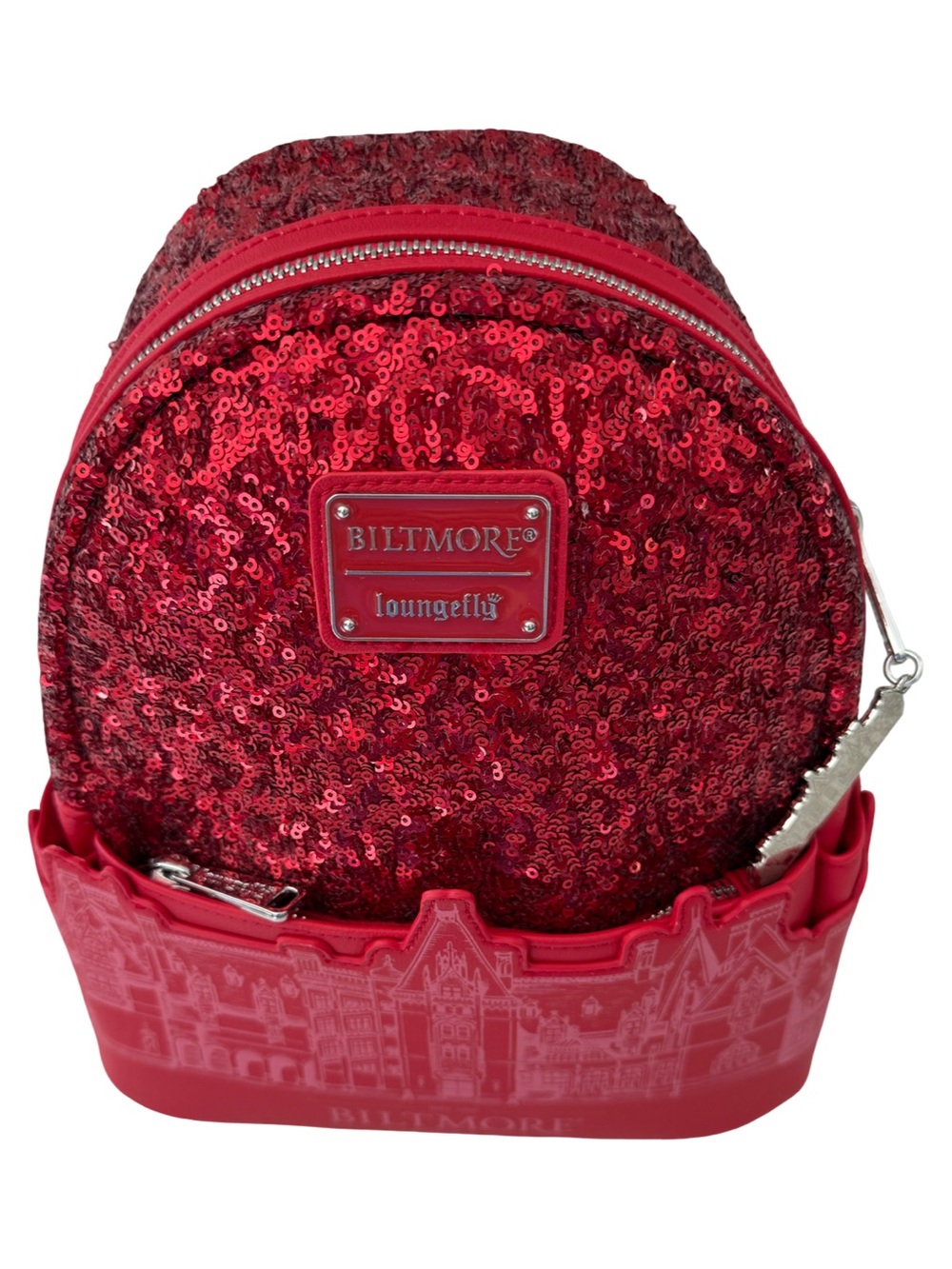 Loungefly Biltmore Red Sequin Mini Backpack NWT - Picture 4 of 9